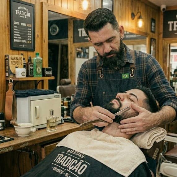 Design de Barba Tradicional